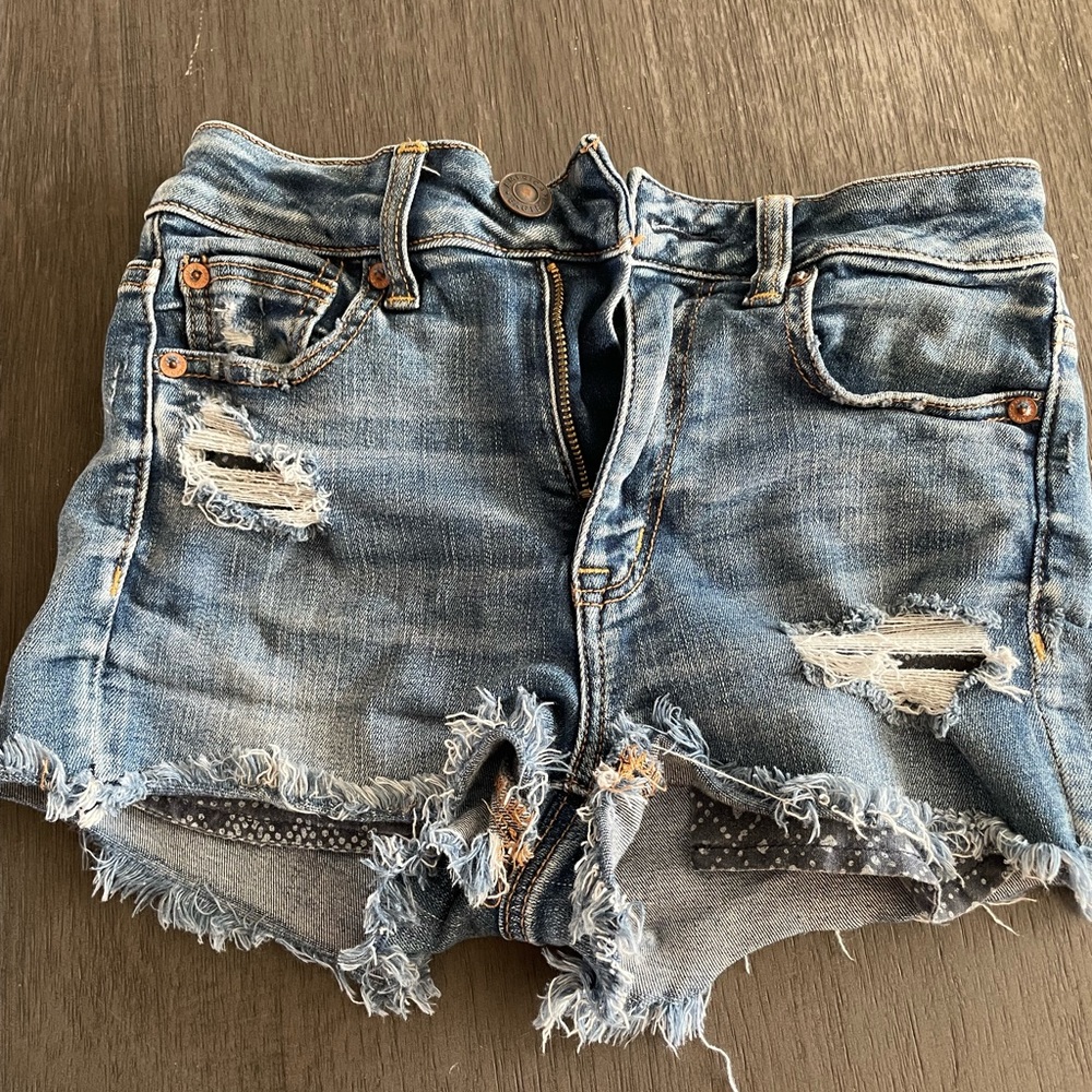 High waisted shorts